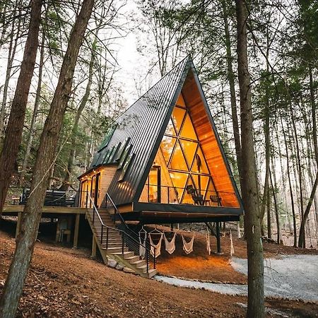 Dunlap Hollow A-Frame Rockbridge Luaran gambar