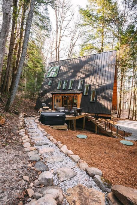 Dunlap Hollow A-Frame Rockbridge Luaran gambar