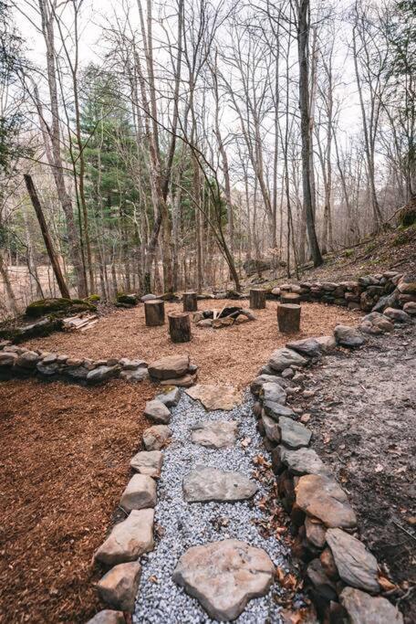 Dunlap Hollow A-Frame Rockbridge Luaran gambar