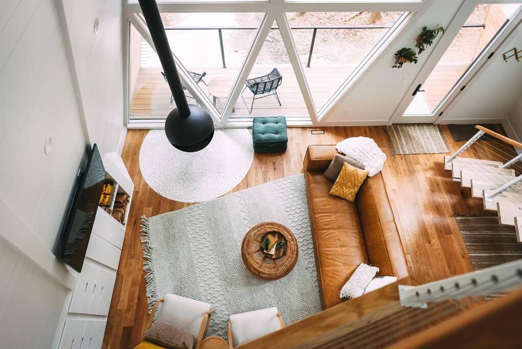 Dunlap Hollow A-Frame Rockbridge Luaran gambar