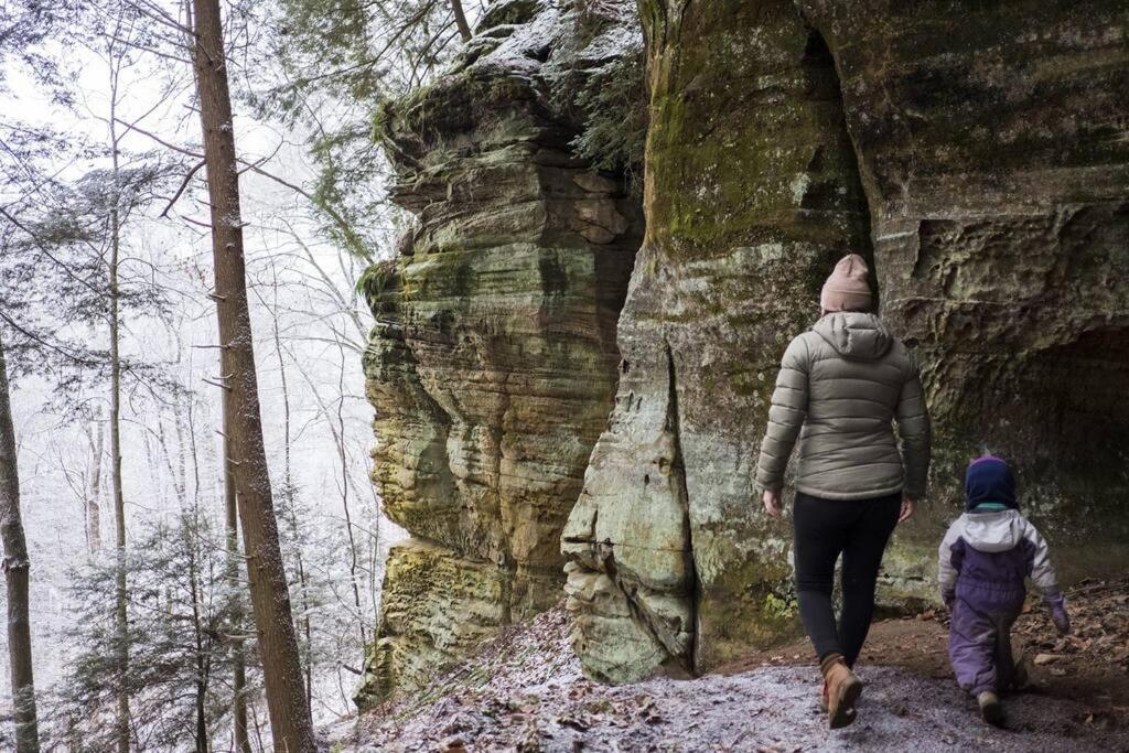 Dunlap Hollow A-Frame Rockbridge Luaran gambar